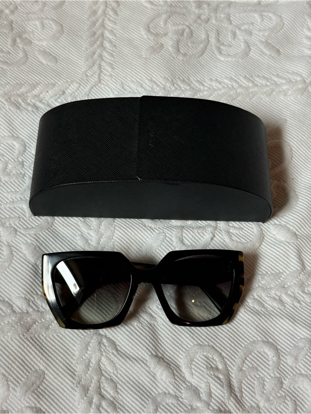 Prada Sunglasses PR 15WS Black and Tortoise.